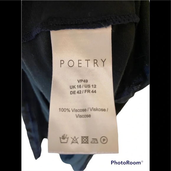 Poetry Slip Dress Sz 12 - Picture 3 of 5